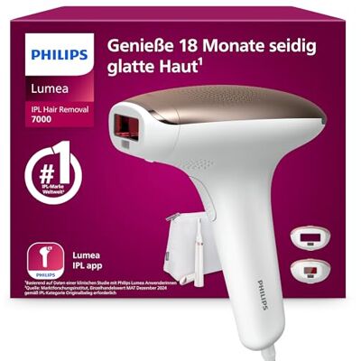 Philips Přístroj na odstraňování chloupků Lumea IPL 7000 Series – alternativa k laserovému odstraňování chloupků – 2 nástavce na tělo a obličej, vč. korekčního zastřihovače (BRI921/00) Philips Přístroj na odstraňování chloupků Lumea IPL 7000 Series – alternativa k laserovému odstraňování chloupků – 2 nástavce na tělo a obličej, vč. korekčního zastřihovače (BRI921/00)