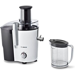Bosch XL odšťavňovač, na ovoce a zeleninu, velké množství, XL plnicí šachta, rychlé, žádné předřezávání, nádoba na šťávu 1,25 l, snadné čištění, lze mýt v myčce, 700 W, bílá/šedá, VitaJuice 2 MES25A0 Bosch XL odšťavňovač, na ovoce a zeleninu, velké množství, XL plnicí šachta, rychlé, žádné předřezávání, nádoba na šťávu 1,25 l, snadné čištění, lze mýt v myčce, 700 W, bílá/šedá, VitaJuice 2 MES25A0