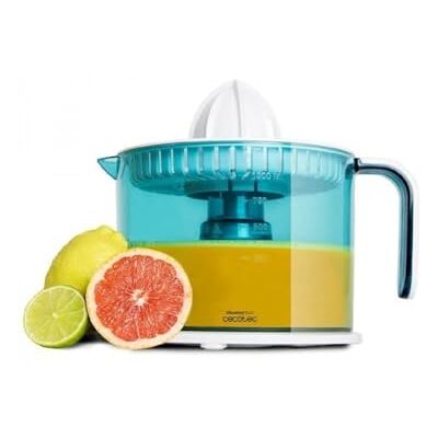 Cecotec elektrický odšťavňovač citrusEasy výkon 40 W, 1 litr konvice, bez BPA, dvojitý směr otáčení, dvojitý kužel a ochrana proti prachu. (základní) Cecotec elektrický odšťavňovač citrusEasy výkon 40 W, 1 litr konvice, bez BPA, dvojitý směr otáčení, dvojitý kužel a ochrana proti prachu. (základní)