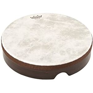 Remo World Percussion Frame Drum Pretuned 12" x 2,5" Acousticon kotel, Fiberskyn 3 Fell, Walnut Finish HD-8512-00 Remo World Percussion Frame Drum Pretuned 12" x 2,5" Acousticon kotel, Fiberskyn 3 Fell, Walnut Finish HD-8512-00