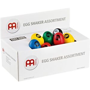 Meinl Percussion Egg Shaker Box 60 Egg Shaker im Set mit klarem, weichem Sound Musikinstrument Kunststoff, Mehrfarbig (ES-BOX) Meinl Percussion Egg Shaker Box 60 Egg Shaker im Set mit klarem, weichem Sound Musikinstrument Kunststoff, Mehrfarbig (ES-BOX)