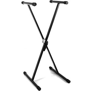 GEWA Stojan na klávesy KS-40B Easy Gear System Zavazadlový ocelová trubka Skládací Výška 70-100 cm výška a šířka nastavitelná Zatížitelný do 25 kg Hmotnost 3,2 kg černý GEWA Stojan na klávesy KS-40B Easy Gear System Zavazadlový ocelová trubka Skládací Výška 70-100 cm výška a šířka nastavitelná Zatížitelný do 25 kg Hmotnost 3,2 kg černý