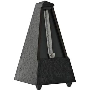 Wittner Metronom Taktell pyramidová forma systém Maelzel série 800 pouzdro z masivního dřeva bez zvonku dub černý matný mechanický k natahování nejsou nutné baterie Made in Germany Wittner Metronom Taktell pyramidová forma systém Maelzel série 800 pouzdro z masivního dřeva bez zvonku dub černý matný mechanický k natahování nejsou nutné baterie Made in Germany