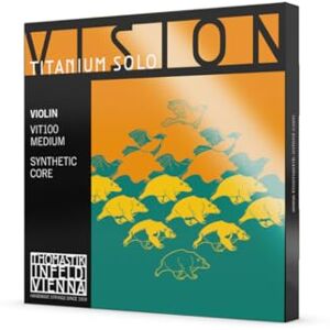 Thomastik-Infeld Thomastik Struny pro housle Vision Titanium Solo Synthetic Core sada 4/4 střední Thomastik-Infeld Thomastik Struny pro housle Vision Titanium Solo Synthetic Core sada 4/4 střední