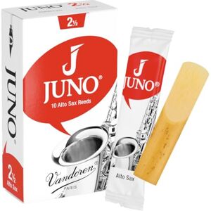 VANDOREN Juno JSR6125 Rohrblätter für Altsaxophon (für Schüler) 10 Stück VANDOREN Juno JSR6125 Rohrblätter für Altsaxophon (für Schüler) 10 Stück