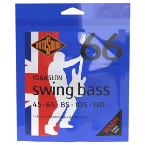 ROTOSOUND Nickelsaiten für E-Bass, Runddraht, Standardstärke 45 65 80 105 130 ROTOSOUND Nickelsaiten für E-Bass, Runddraht, Standardstärke 45 65 80 105 130