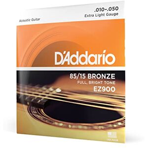 D'Addario Kytarové struny westernová kytara kytarové struny akustická kytara struny westernová kytara nejoblíbenější značka struny na světě EZ900 85/15 bronzová extra světlo (10–50) D'Addario Kytarové struny westernová kytara kytarové struny akustická kytara struny westernová kytara nejoblíbenější značka struny na světě EZ900 85/15 bronzová extra světlo (10–50)