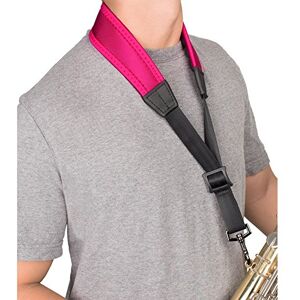 ProTec Ballistic Neopren, Saxophon Nackengurt mit Beschichtete Metall-Haken 22-Inch (Regular) hot pink ProTec Ballistic Neopren, Saxophon Nackengurt mit Beschichtete Metall-Haken 22-Inch (Regular) hot pink