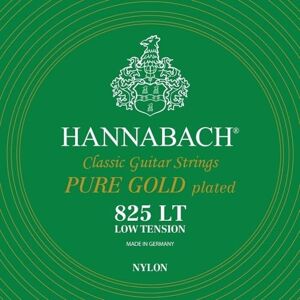 Hannabach Struny na klasickou kytaru série 825 Speciální pozlacené Low Tension – kompletní sada Hannabach Struny na klasickou kytaru série 825 Speciální pozlacené Low Tension – kompletní sada