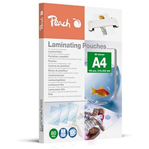 Peach Laminovací fólie A4-80 mic 100 kapes lesklé kompatibilní s přístroji všech značkových výrobců PP580-02 Peach Laminovací fólie A4-80 mic 100 kapes lesklé kompatibilní s přístroji všech značkových výrobců PP580-02