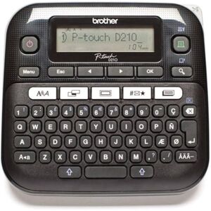 Brother Výrobce štítků PT-D210, rozložení klávesnice QWERTZ (pro pásky TZe o šířce 3,5 až 12 mm, až 20 mm / s. Rychlost tisku) Brother Výrobce štítků PT-D210, rozložení klávesnice QWERTZ (pro pásky TZe o šířce 3,5 až 12 mm, až 20 mm / s. Rychlost tisku)