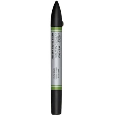 Winsor & Newton Akvarelové zvýrazňovače 0201599 – 2 hroty, štětec a jemný hrot, stálý na světle, vysoce pigmentované akvarelové barvy pro kaligrafii, kresby – šťávově zelená Winsor & Newton Akvarelové zvýrazňovače 0201599 – 2 hroty, štětec a jemný hrot, stálý na světle, vysoce pigmentované akvarelové barvy pro kaligrafii, kresby – šťávově zelená
