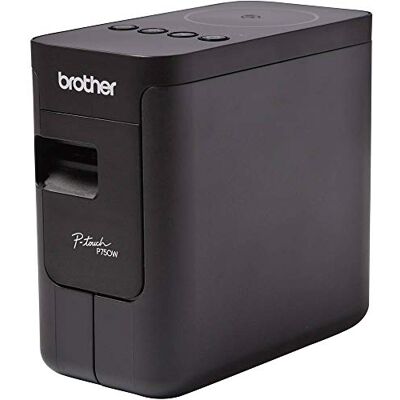 Brother PT-P750W popisovací zařízení pro PC včetně WLAN a NFC (pro 3,5 až 24 mm široké popisovací pásky TZe, až 30 mm/s, rychlost tisku), černý Brother PT-P750W popisovací zařízení pro PC včetně WLAN a NFC (pro 3,5 až 24 mm široké popisovací pásky TZe, až 30 mm/s, rychlost tisku), černý