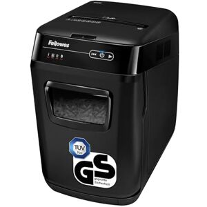 Fellowes Auto-Feed 150C řez na částice (P-4), 150 listů, pro 1 – 3 uživatele v kanceláři nebo v domácí kanceláři se SilentShred, vhodné pro základní nařízení o ochraně údajů (DSGVO 2018) Fellowes Auto-Feed 150C řez na částice (P-4), 150 listů, pro 1 – 3 uživatele v kanceláři nebo v domácí kanceláři se SilentShred, vhodné pro základní nařízení o ochraně údajů (DSGVO 2018)