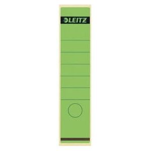 Leitz Zadní štítek samolepicí pro standardní pořadače a tvrdé lepenky, 100 kusů, šířka hřbetu 80 mm, dlouhý a široký formát, 62 x 285 mm, papír, zelený, 16401055 Leitz Zadní štítek samolepicí pro standardní pořadače a tvrdé lepenky, 100 kusů, šířka hřbetu 80 mm, dlouhý a široký formát, 62 x 285 mm, papír, zelený, 16401055