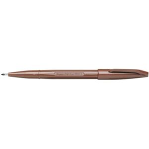 Pentel S520-E Sign Pen fixy s vlákny, 0,8 mm tloušťka čáry, hnědá, balení 12 ks Pentel S520-E Sign Pen fixy s vlákny, 0,8 mm tloušťka čáry, hnědá, balení 12 ks