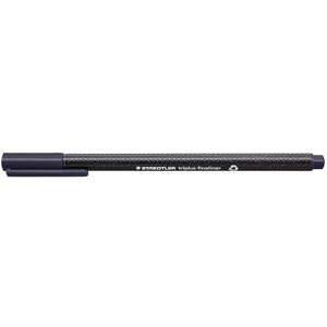 Staedtler 334-36 Triplus Fineliner (trojúhelník, super jemný, kovový olemovaný hrot, šířka čáry cca 0,3 mm, 10 kusů) indigo modrá Staedtler 334-36 Triplus Fineliner (trojúhelník, super jemný, kovový olemovaný hrot, šířka čáry cca 0,3 mm, 10 kusů) indigo modrá