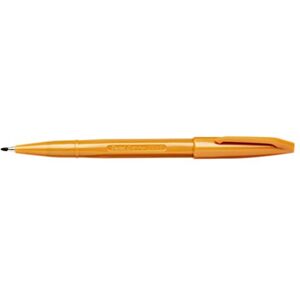 Pentel S520-Y Sign Pen fixy na vlákno, tloušťka čáry 0,8 mm, okrová, balení 12 ks Pentel S520-Y Sign Pen fixy na vlákno, tloušťka čáry 0,8 mm, okrová, balení 12 ks