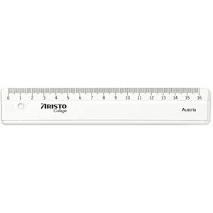 Aristo AR23017 GeoCollege pravítko (16 cm) průhledné, balení 20 ks Aristo AR23017 GeoCollege pravítko (16 cm) průhledné, balení 20 ks