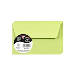 Clairefontaine 55471C balení 20 obálek pylů, 90 x 140 mm, 120 g, ideální pro pozvánky a korespondenci, světle zelená, 1 balení Clairefontaine 55471C balení 20 obálek pylů, 90 x 140 mm, 120 g, ideální pro pozvánky a korespondenci, světle zelená, 1 balení