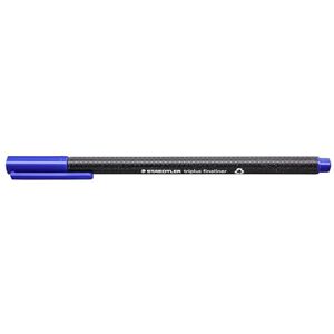 Staedtler 334-3 Triplus Fineliner (trojhranný, super jemný, kovový hrot, šířka linie cca 0,3 mm, 10 kusů) modrý Staedtler 334-3 Triplus Fineliner (trojhranný, super jemný, kovový hrot, šířka linie cca 0,3 mm, 10 kusů) modrý