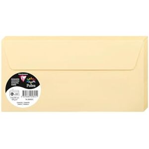 Clairefontaine 5845C balení s 20 obálkami pyl (ve formátu DL, 110 x 220 mm) 120 g béžová Clairefontaine 5845C balení s 20 obálkami pyl (ve formátu DL, 110 x 220 mm) 120 g béžová