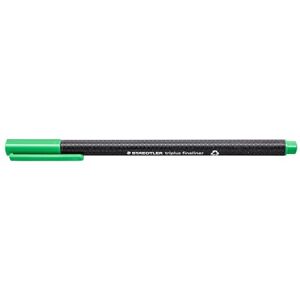 Staedtler 334-550 Triplus Fineliner (trojúhelník, super jemný, kovový olemovaný hrot, šířka čáry cca 0,3 mm, 10 kusů) světle zelená Staedtler 334-550 Triplus Fineliner (trojúhelník, super jemný, kovový olemovaný hrot, šířka čáry cca 0,3 mm, 10 kusů) světle zelená