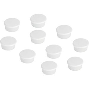 Franken Signální magnety kulaté, 10 kusů, vysoce kvalitní lepicí magnety pro značení a zvýraznění na plantách, magnetických tabulích a tabulích, 13 mm, bílé, HM10 09 Franken Signální magnety kulaté, 10 kusů, vysoce kvalitní lepicí magnety pro značení a zvýraznění na plantách, magnetických tabulích a tabulích, 13 mm, bílé, HM10 09