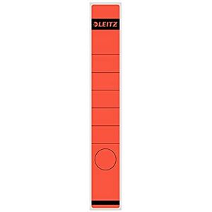 Leitz Zadní štítek samolepicí pro standardní a tvrdé lepenkové pořadače, 10 kusů, šířka hřbetu 50 mm, dlouhý a úzký formát, 39 x 285 mm, papír, červená, 16480025 Leitz Zadní štítek samolepicí pro standardní a tvrdé lepenkové pořadače, 10 kusů, šířka hřbetu 50 mm, dlouhý a úzký formát, 39 x 285 mm, papír, červená, 16480025