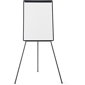 Bi-Office Třínožkový flipchart Basic, šedý, magnetický a za sucha omyvatelný povrch, s přihrádkou na tužky Bi-Office Třínožkový flipchart Basic, šedý, magnetický a za sucha omyvatelný povrch, s přihrádkou na tužky