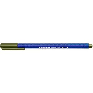 Staedtler Fixy triplus color, olivově zelené, trojhranné, stabilní, špička odolná proti vtisku, šířka linie cca 1 mm, vhodné pro děti, Made in Germany, 10 olivově zelených fibre hrotů v kartonovém Staedtler Fixy triplus color, olivově zelené, trojhranné, stabilní, špička odolná proti vtisku, šířka linie cca 1 mm, vhodné pro děti, Made in Germany, 10 olivově zelených fibre hrotů v kartonovém