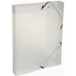 Exacompta 5972E 1 Box na sešity s gumovými pásky Crystal z polypropylenu Zadní strana 4 cm Rozměry 25 x 33 cm pro dokumenty ve formátu A4 Barva Crystal se dodává smontovaná Exacompta 5972E 1 Box na sešity s gumovými pásky Crystal z polypropylenu Zadní strana 4 cm Rozměry 25 x 33 cm pro dokumenty ve formátu A4 Barva Crystal se dodává smontovaná