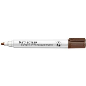 Staedtler Popisovač na bílou tabuli Lumocolor, hnědý, suchý a beze zbytku omyvatelný, kulatý hrot cca 2 mm šířka linie, vysoká kvalita Made in Germany, 10 hnědých značek, 351-7 Staedtler Popisovač na bílou tabuli Lumocolor, hnědý, suchý a beze zbytku omyvatelný, kulatý hrot cca 2 mm šířka linie, vysoká kvalita Made in Germany, 10 hnědých značek, 351-7