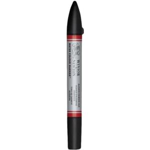 Winsor & Newton Akvarelové zvýrazňovače 0201003 – 2 hroty, štětec a jemný hrot, stálý na světle, vysoce pigmentované akvarelové barvy pro kaligrafii, kresby – Alizarin karmínový barevný odstín Winsor & Newton Akvarelové zvýrazňovače 0201003 – 2 hroty, štětec a jemný hrot, stálý na světle, vysoce pigmentované akvarelové barvy pro kaligrafii, kresby – Alizarin karmínový barevný odstín