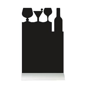 Securit FBTA-Cocktail stolní stojánek silueta, černý Securit FBTA-Cocktail stolní stojánek silueta, černý