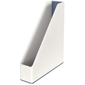 Leitz Stojanový pořadač A4, dvoubarevný design, bílá/šedá, Duo Colour, WOW, 53621001 Leitz Stojanový pořadač A4, dvoubarevný design, bílá/šedá, Duo Colour, WOW, 53621001