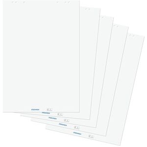 Franken Flipchartový blok, 5 x 20 listů, oboustranně použitelný flipchartový papír 80 g/m2, čistý, certifikovaný FSC, bělený bez chlóru, bílý, F2120 Franken Flipchartový blok, 5 x 20 listů, oboustranně použitelný flipchartový papír 80 g/m2, čistý, certifikovaný FSC, bělený bez chlóru, bílý, F2120