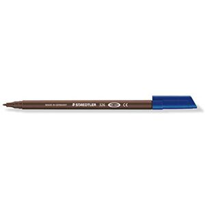 Staedtler 326-76 fixy Noris Club, cca 1,0 mm, omyvatelné, 10 kusů v kartonovém pouzdře, van-Dyke-hnědá Staedtler 326-76 fixy Noris Club, cca 1,0 mm, omyvatelné, 10 kusů v kartonovém pouzdře, van-Dyke-hnědá