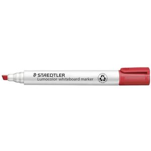 Staedtler Popisovač na bílou tabuli Lumocolor, červený, suchý a beze zbytku omyvatelný, klínový hrot cca 2 nebo 5 mm, vysoká kvalita Made in Germany, 10 červených značkovačů, 351 B-2 Staedtler Popisovač na bílou tabuli Lumocolor, červený, suchý a beze zbytku omyvatelný, klínový hrot cca 2 nebo 5 mm, vysoká kvalita Made in Germany, 10 červených značkovačů, 351 B-2