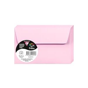 Clairefontaine 5531C balení s 20 obálkami pyl 9 x 14 cm, 120 g, samolepicí, ideální pro pozvánky a korespondenci, prémiový hladký papír, jemně růžový, 1 balení Clairefontaine 5531C balení s 20 obálkami pyl 9 x 14 cm, 120 g, samolepicí, ideální pro pozvánky a korespondenci, prémiový hladký papír, jemně růžový, 1 balení