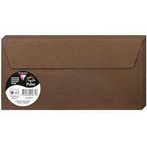Clairefontaine 5875C – balení s 20 obálkami pylu, formát DL, 110 x 220 mm, 120 g, ideální pro vaše pozvánky a korespondenci, hnědá, 1 balení Clairefontaine 5875C – balení s 20 obálkami pylu, formát DL, 110 x 220 mm, 120 g, ideální pro vaše pozvánky a korespondenci, hnědá, 1 balení