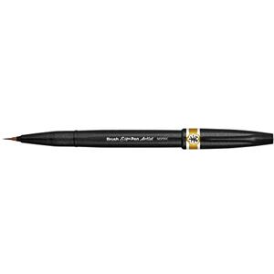 Pentel SESF30C-YX Brush Sign Pen Artist – štětcová tužka s extra jemným hrotem, 1 kus okrové Pentel SESF30C-YX Brush Sign Pen Artist – štětcová tužka s extra jemným hrotem, 1 kus okrové