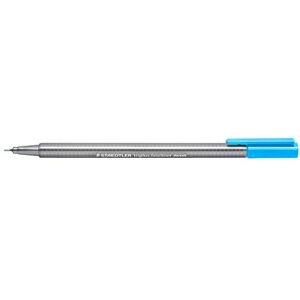 Staedtler 334-301 Triplus Fineliner (trojhranný, super jemný, kovový hrot, šířka linky cca 0,3 mm, 10 kusů) neonově modrá Staedtler 334-301 Triplus Fineliner (trojhranný, super jemný, kovový hrot, šířka linky cca 0,3 mm, 10 kusů) neonově modrá