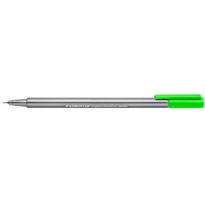 Staedtler 334-501 Triplus Fineliner (trojhranný, super jemný, kovový hrot, šířka linky cca 0,3 mm, 10 kusů) neonově zelená Staedtler 334-501 Triplus Fineliner (trojhranný, super jemný, kovový hrot, šířka linky cca 0,3 mm, 10 kusů) neonově zelená