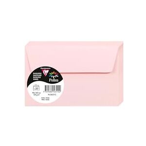 Clairefontaine 5651C balení 20 obálek pyl, 90 x 140 mm, 120 g, ideální pro pozvánky a korespondenci, růžová, 1 balení Clairefontaine 5651C balení 20 obálek pyl, 90 x 140 mm, 120 g, ideální pro pozvánky a korespondenci, růžová, 1 balení