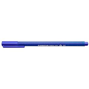 Staedtler Fixy triplus color, modré, trojhranné, stabilní, špička odolná proti nárazu, šířka linie cca 1 mm, vhodné pro děti, vysoká kvalita Made in Germany, 10 modrých fibre špičkových per v Staedtler Fixy triplus color, modré, trojhranné, stabilní, špička odolná proti nárazu, šířka linie cca 1 mm, vhodné pro děti, vysoká kvalita Made in Germany, 10 modrých fibre špičkových per v