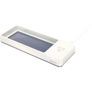 Leitz Pouzdro na tužky s indukční nabíječkou Qi pro bezdrátové nabíjení smartphonů, bílá/šedá, Duo Colour, WOW, 53651001 Leitz Pouzdro na tužky s indukční nabíječkou Qi pro bezdrátové nabíjení smartphonů, bílá/šedá, Duo Colour, WOW, 53651001