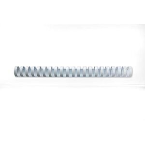 GBC 4028203 Binderücken Plastik, A4, 21 Ringe, 28 mm, 240 Blatt, 50 Stück, weiß GBC 4028203 Binderücken Plastik, A4, 21 Ringe, 28 mm, 240 Blatt, 50 Stück, weiß