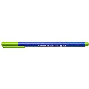 Staedtler Fixy triplus color, žlutozelené, trojhranné, stabilní, neohromující špička, šířka linky cca 1 mm, vhodné pro děti, Made in Germany, 10 žlutozelených fibre-tipů v kartonovém pouzdře, 323-51 Staedtler Fixy triplus color, žlutozelené, trojhranné, stabilní, neohromující špička, šířka linky cca 1 mm, vhodné pro děti, Made in Germany, 10 žlutozelených fibre-tipů v kartonovém pouzdře, 323-51