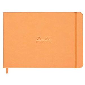 Rhodia 118178C na šířku Webnotebook (slonová kost, guma, DIN A5, 14,8 x 21 cm, linkovaný s okrajem, 90 g, 96 listů) 1 kus oranžový Rhodia 118178C na šířku Webnotebook (slonová kost, guma, DIN A5, 14,8 x 21 cm, linkovaný s okrajem, 90 g, 96 listů) 1 kus oranžový